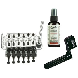 Floyd Rose Special Locking TREMOLO Bridge Chrome & R3 Nut w/Polish and String W