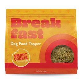 Smart Cookie Natural Dog Food Topper - Breakfast - Dog Meal Mixers for All Ages - Food Topper for Picky Eaters and for Boosting Nutrition - Non GMO, Made in The USA - 15 oz Bag (30 Day Supply)
