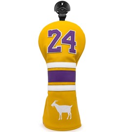 1 pcs Golf Club Head Cover Birdie Golf Wood Cover Set Golf Driver Cover Big Number (Fairway Cover Orange 24)