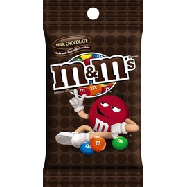 M&M'S Milk Chocolate Candy Peg Bag 5.3-Ounce (Pack of 12)