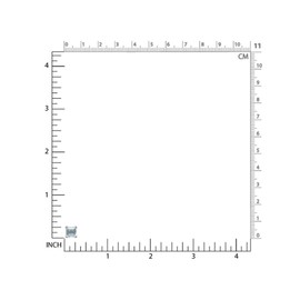 Silvershake 1.86ct. 6mm Genuine Square Shape Blue Aquamarine White Gold Plated 925 Sterling Silver Stud Earrings