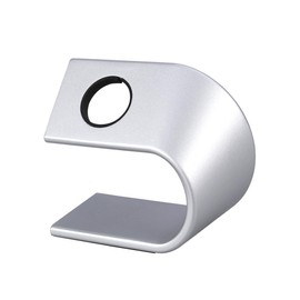 VILLFUL U-Shaped Watch Stand Silver Watch Cradle Holder Sturdy Non-Slip Base Mens Charging Dock