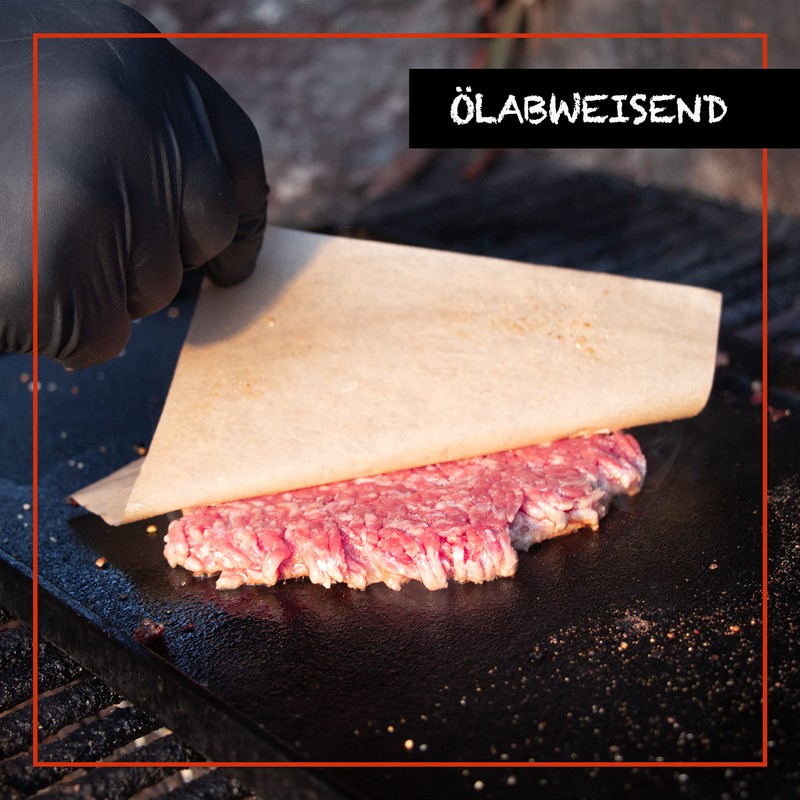 DREIBERG® Burger Paper - Non-Stick Burger Paper Pack of 200,