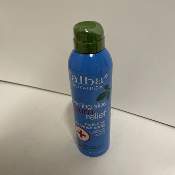 Alba Botanica Cooling Aloe Burn Relief Medicated No Touch Spray