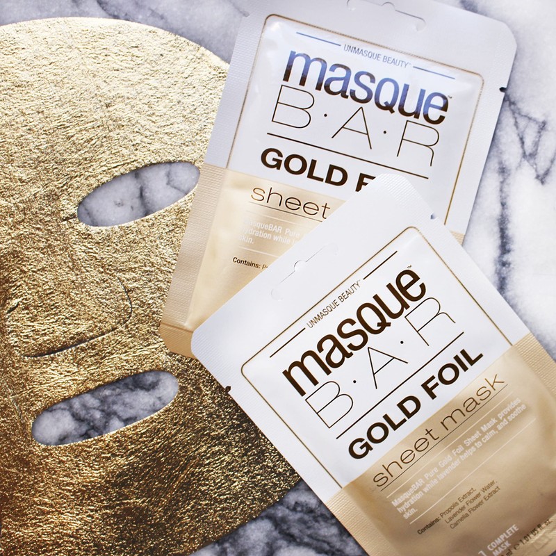 masque BAR Gold Foil Sheet Mask - 1.01 Fluid Ounce