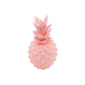 AndLaki Pineapple Figurine Decor Tropical Hawaii Miscellaneous Goods Store Office (Pink, Small)