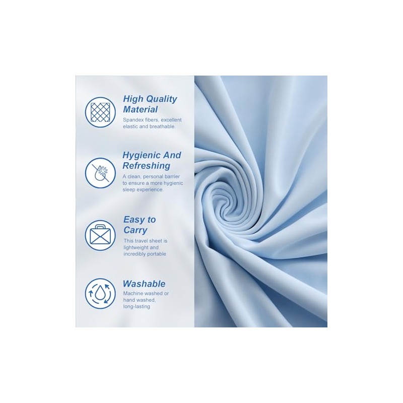 Ultralight Silky Soft Sleeping Bag Liner for Travel