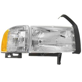 EPIC LIGHTING OE Style Halogen Headlight Assembly Replacement for DODGE 94-02 RAM PICKUP w o Sport Package [ CH2503101 55076748AD ] Right Passenger Side
