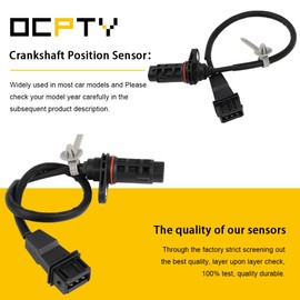 OCPTY Engine Crankshaft Position Sensor Compatible for Hyundai for Genesis Coupe 2010 2011 2012 2013 2014, L4 2.0L, Replace# 39180-2C500, 391802C500