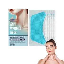 Qianghong Neck Wrinkle Patches，5pcs Neck Mask for Tightening And Firming Gentle Nourishment Lifts