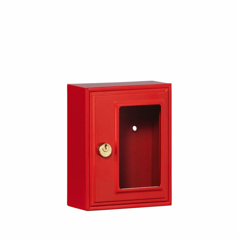 Burg-Wächter 6160 Emergency Key Cabinet, Red, Ohne Hammer