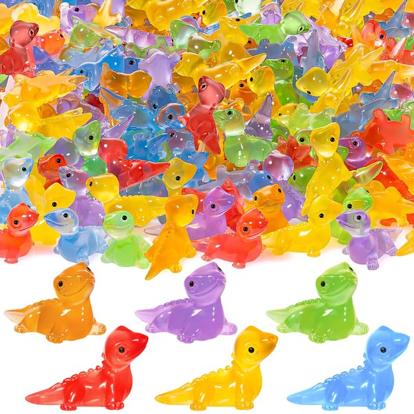 CZFLXLJ 72PCS Luminous Mini Resin Lizards Cute Lizard Figures Glow
