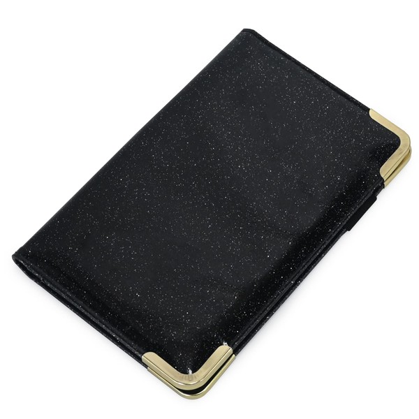 Glitter Black Server Book - 6-Compartment All-in-One Organizer for Servers