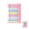 PAVIKE Binder Pocket [B6] Zipper Pocket, Zipper Folder, Personal Organizer