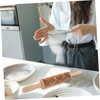 Gatuida Flower Rolling Pin for Wedding Holiday Christmas Mother's Day