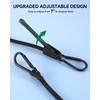 8 Pcs 48 Inch Adjustable Carabiner Bungee Cords with Hooks,