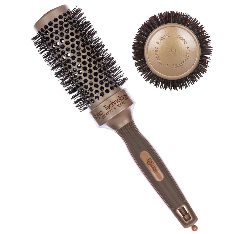 PONIK'S PROFESSIONAL Round Brush 43 mm - Ionic Ceramic Brush