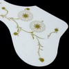 (220J07) Left-handed Acoustic Guitar Pickguard, White/gold