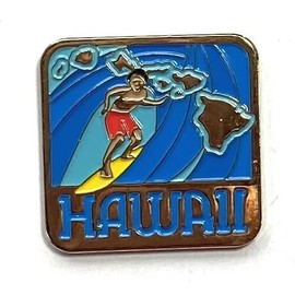 Hawaiian Pins Surfing Pin Badge, Iron