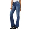 Tallemon Tall Women's Bootcut Jeans Curvy Mid-Rise Stretchy Denim Pants