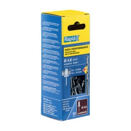 Rapid Rivets High Performance Including Drill Piece, 4.8 x 16 mm, 5000390 - 50 Pieces