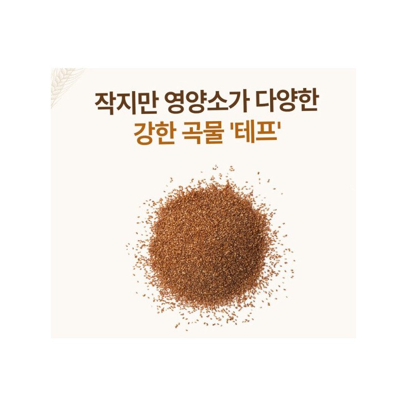 자연 발효 곡물 테프 효소 유산균 당효소 난소화성 식이섬유 복합물