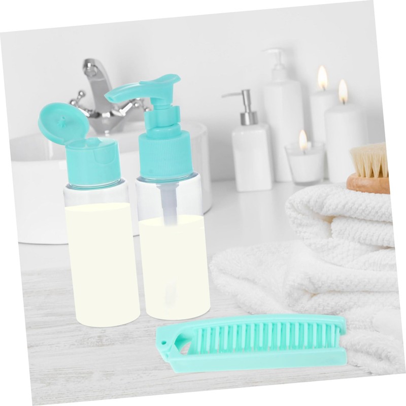 Mikinona 11pc Travel Toiletries Bottles Set Refillable Empty Travel Bottles