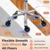 Rolling Stool Chair with Wheels, Height Adjustable Stool with Back