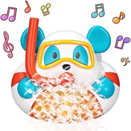 Cartoon Bathtub Bubble Machine for Children Bubble Bath Toys with 12 Songs Bath Bubble Marker Shower Toys for Kids