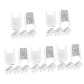 LALAFINA 5sets 5pcs Shaped Chair Leg Floor Protectors Felt Pads for Sled Chairs Easy Installation Furniture Glides Durable and Non Slip Cushioning for Furniture Feet 5pcs*5