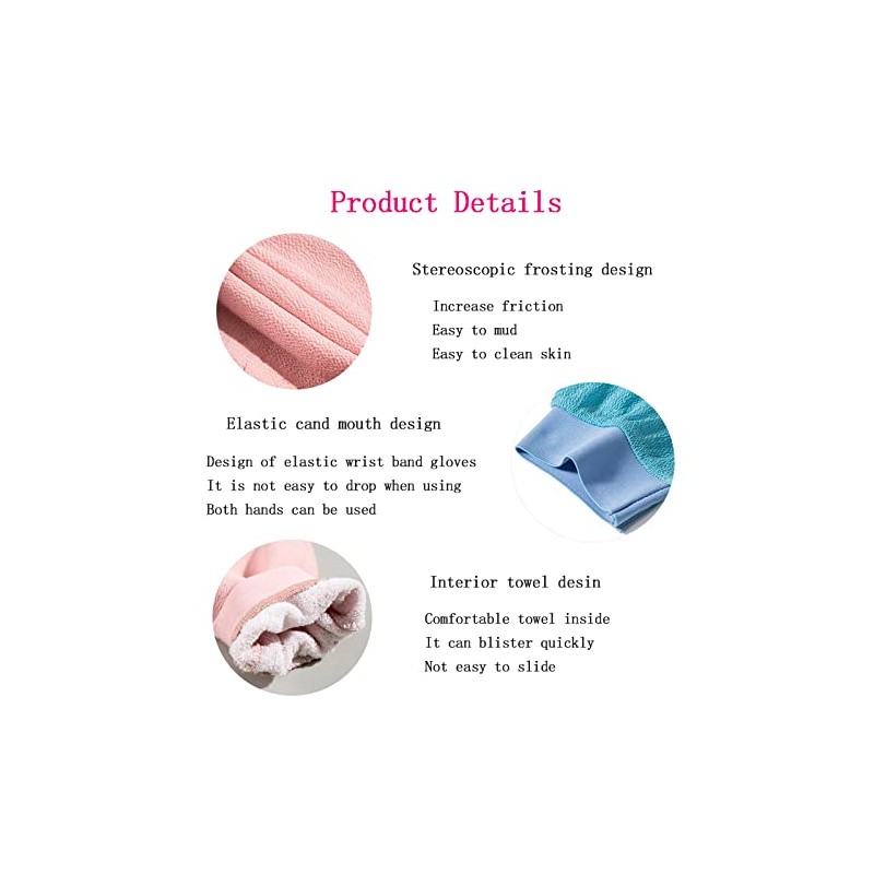 Exfoliating Mitt For Body Scrub Exfoliator Glove Revive Glow Keesa