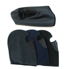 Neck Warmer [Balaclava Style] / Winter Warm Neck Gaiter / Plain Scarf Black 2ea