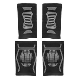 ZONADAH Knee & Elbow Pads Set Elbow Brace Professional Leg Protector Safety Guards and Elbow Pads Elbow Stabilizer Support for Football Basketball Training Skating Size L