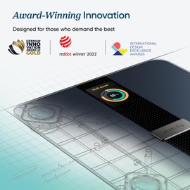 Etekcity FSA&HSA Eligible Smart Scale for Body Weight Fat, Digital Bathroom Weighing Machine for Accurate BMI Muscle Mass Composition, Home Use Apple Health Compatible Fitness Equipment