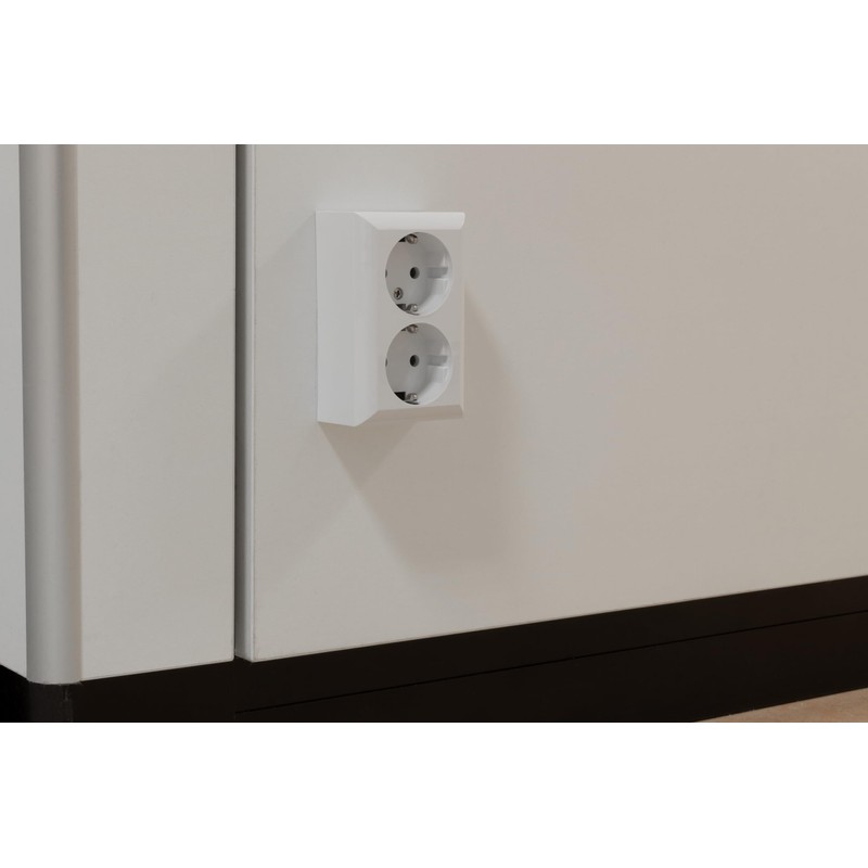 REV 0510072777 PlanoLuxe, surface-mounted socket 2-way Complete set: Frame and