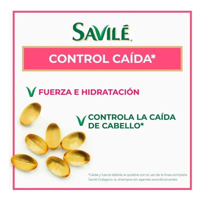 Shampoo Savilé Colageno Y Sabila Control Caída 700ml