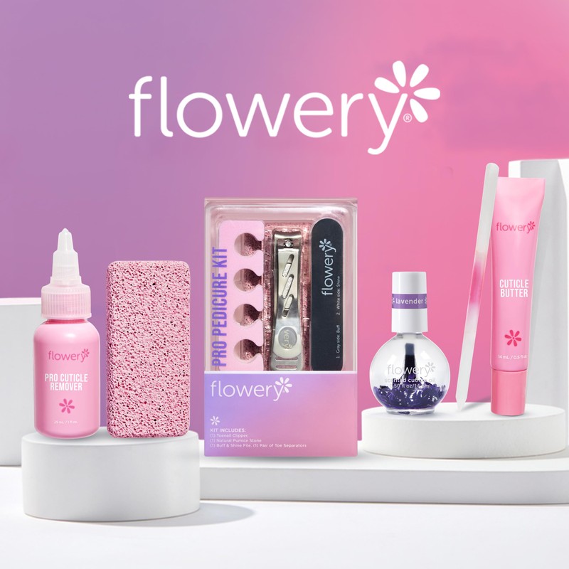 Flowery Diamond White Pro Artificial Nail File, Durable, Professional-Grade File