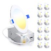 Ensenior 12 Pack 4 Inch Ultra-Thin LED Recessed Light with