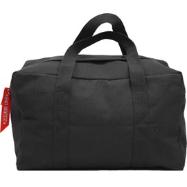 Tactical Parachute Cargo Bag SMALL Cotton Canvas Carry Bag, 19" x 12" x 11" - Black