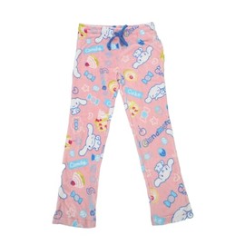 Cinnamoroll Sweet Treats Women’s Cradle Pink Sleep Pajama Pants-Medium