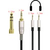 ABLET Dual 2.5mm to 3.5mm & 6.3mm Adapter Replacement Cable