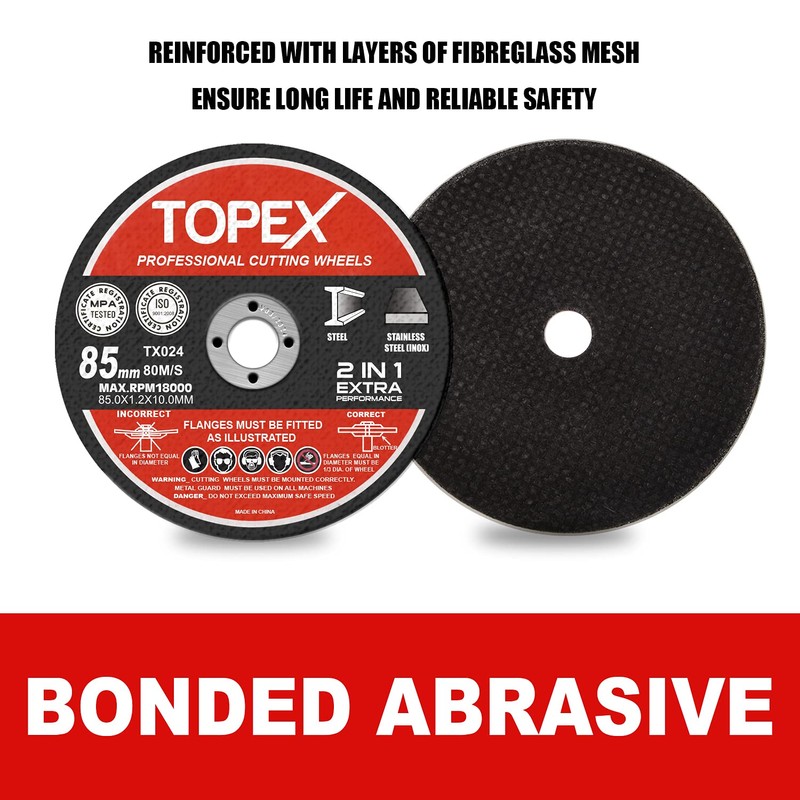 50-Piece 85mm Professional Cutting Wheels Discs Premium Grinding Wheel 2