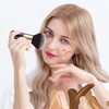 Flomiara 2PC Large Loose Powder Brush Multi Function Powder Makeup