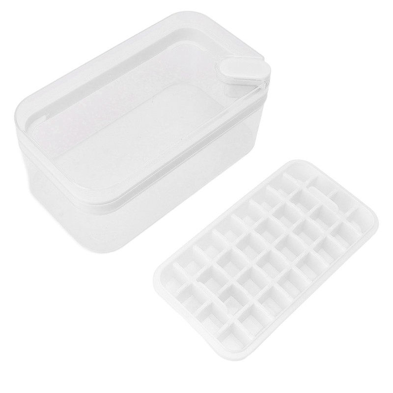 Easy Release Ice Cube Tray Plastic 32 Grids Ice Tray