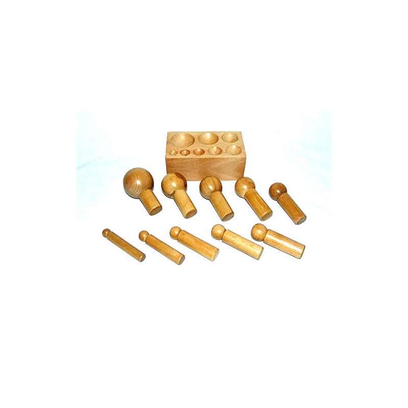 Jumbo 11 Piece Hardwood Dapping Set 17mm to 65mm