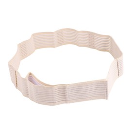 KOMBIUDA Elastic Abdominal Belt for Tube Care Breathable and Beige Comfortable Support for Daily Activities Bathing and Sleeping
