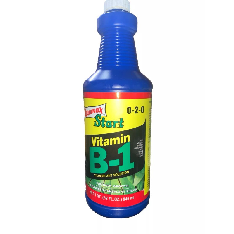 Liquinox Start Vitamin B-1 Transplant solution bottle 32oz
