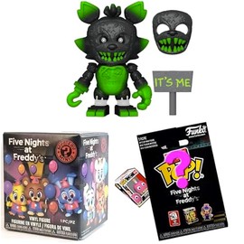 Snap Terror Foxy Five Nights at Freddy's Bundled with Blind Box Circus + Mini Figure Bitty Pop! Bag 3 Items