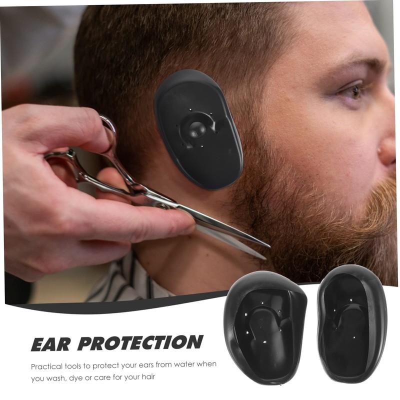 FOMIYES 3sets Hair Dye Ear Covers Reusable Hair Dye Ear