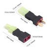 T Plug 1 Pair Male Female to Mini Female Male